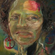 Portrait of Bárbara Santos for her book 'Teatro das Oprimidas, Estéticas para poéticas politicas'